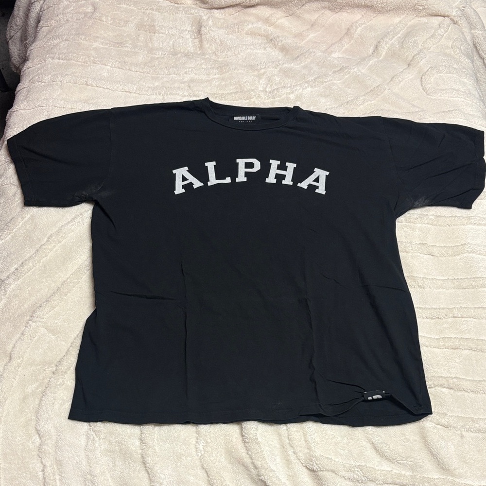 Alpha Logo Short Sleeve Tee - Black
